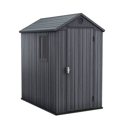 Wehkamp Keter Darwin 46 Tuinhuis - 125,8x184,5x205cm – Grijze Houtlook aanbieding
