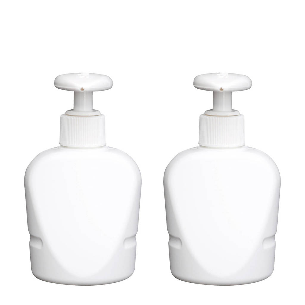 bébé-jou Zeepdispensers (set van 2) wit, Wit
