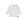 Dirkje longsleeve met katoen wit/blauw