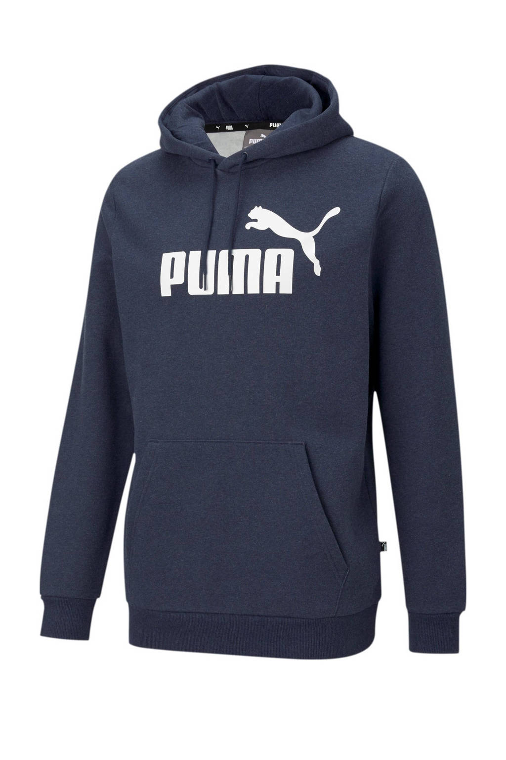 Puma hoodie donkerblauw/wit, Donkerblauw/wit