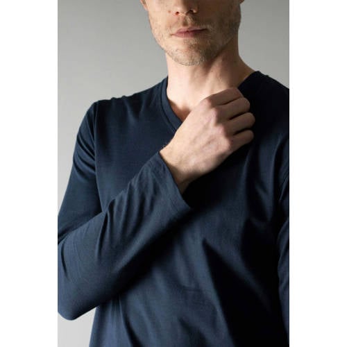 CECEBA +size pyjamatop donkerblauw afbeelding