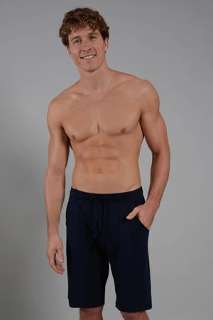 +size pyjamashort donkerblauw