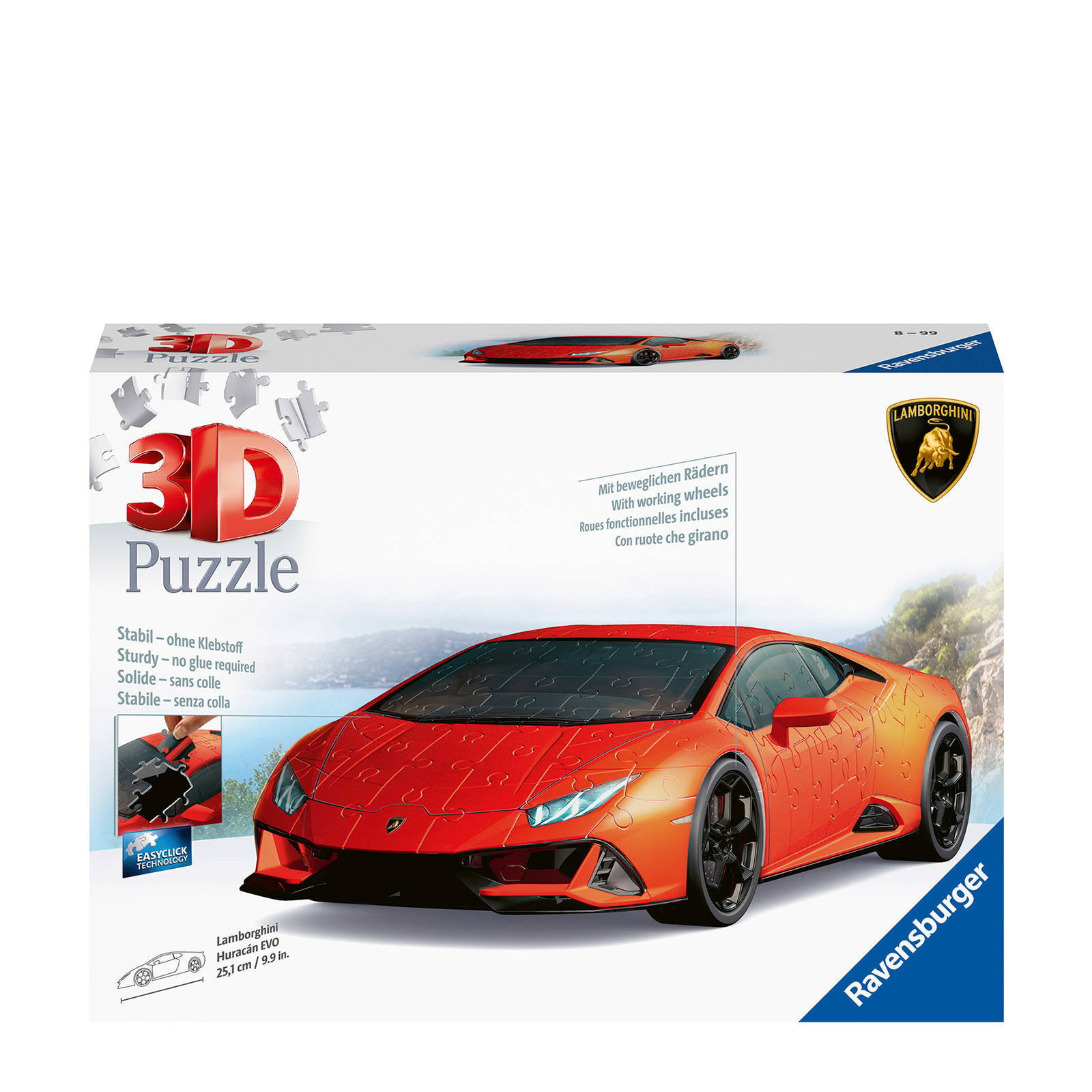 Ravensburger 3d puzzel 108 Stukjes Lamborghini Huracán Evo online kopen