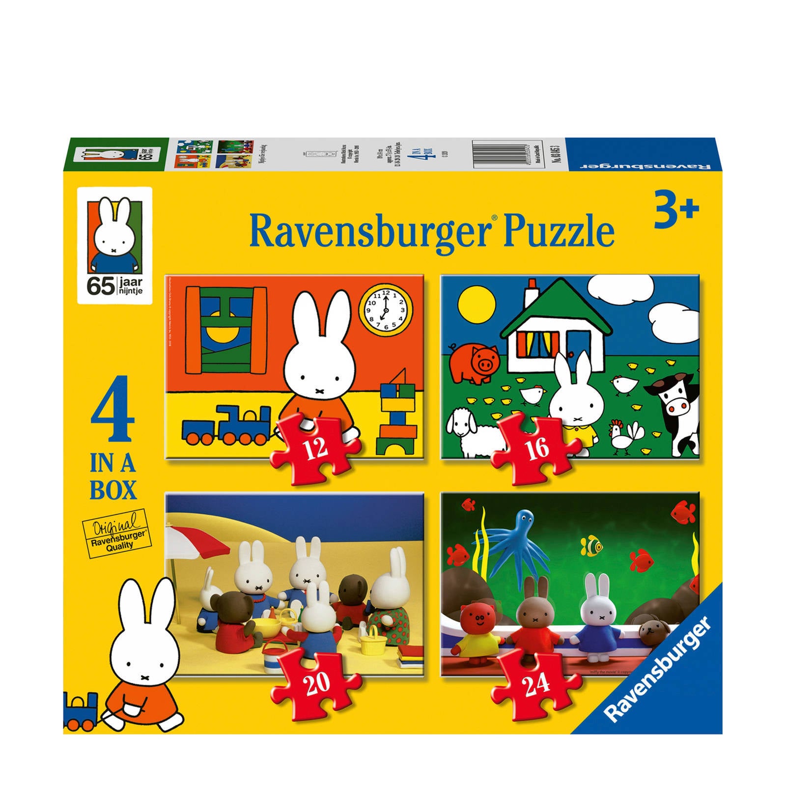 Ravensburger nijntjes verjaardag 4 in 1 legpuzzel 24 stukjes online kopen