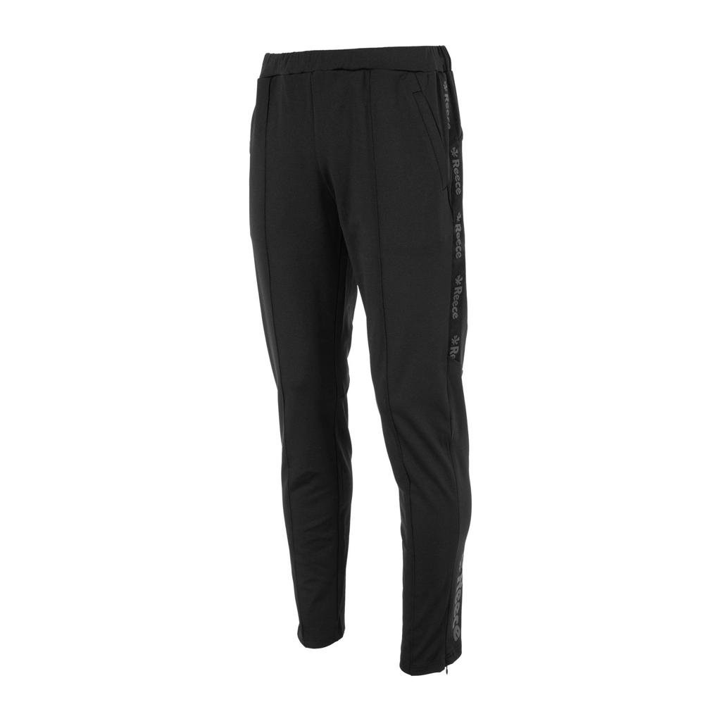 Zwarte heren Reece Australia trainingsbroek van polyester met regular fit, regular waist en logo dessin