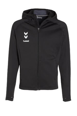 Junior sportvest zwart