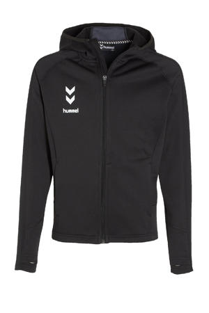 Junior sportvest zwart