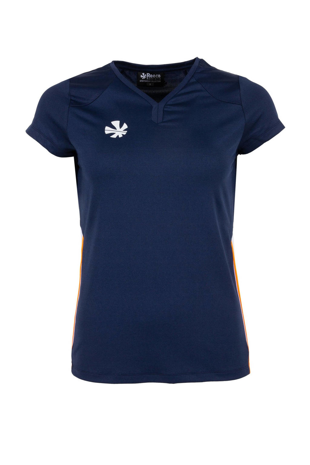 Reece Australia sport T-shirt donkerblauw/oranje/wit