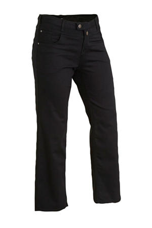 high waist straight fit jeans zwart lengtemaat 32