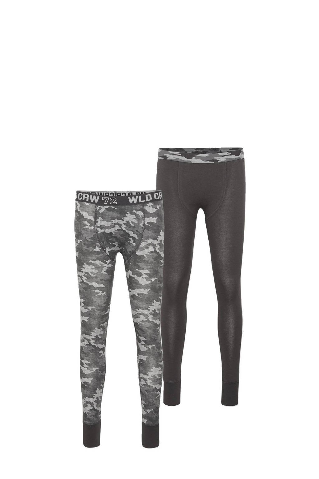 C&A Here & There thermo ondergoed - set van 2, Grijs/wit