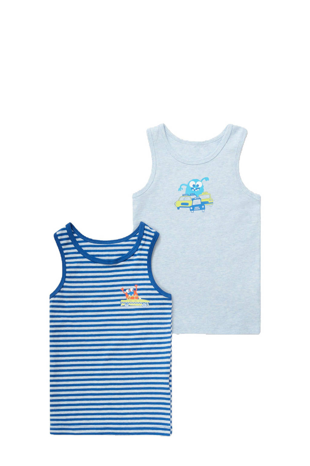 C&A Palomino hemd - set van 2 blauw/wit, Blauw/wit