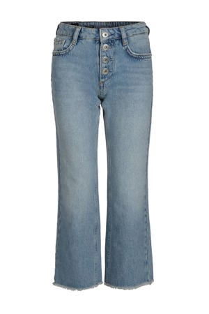 high waist bootcut jeans Lieke blauw