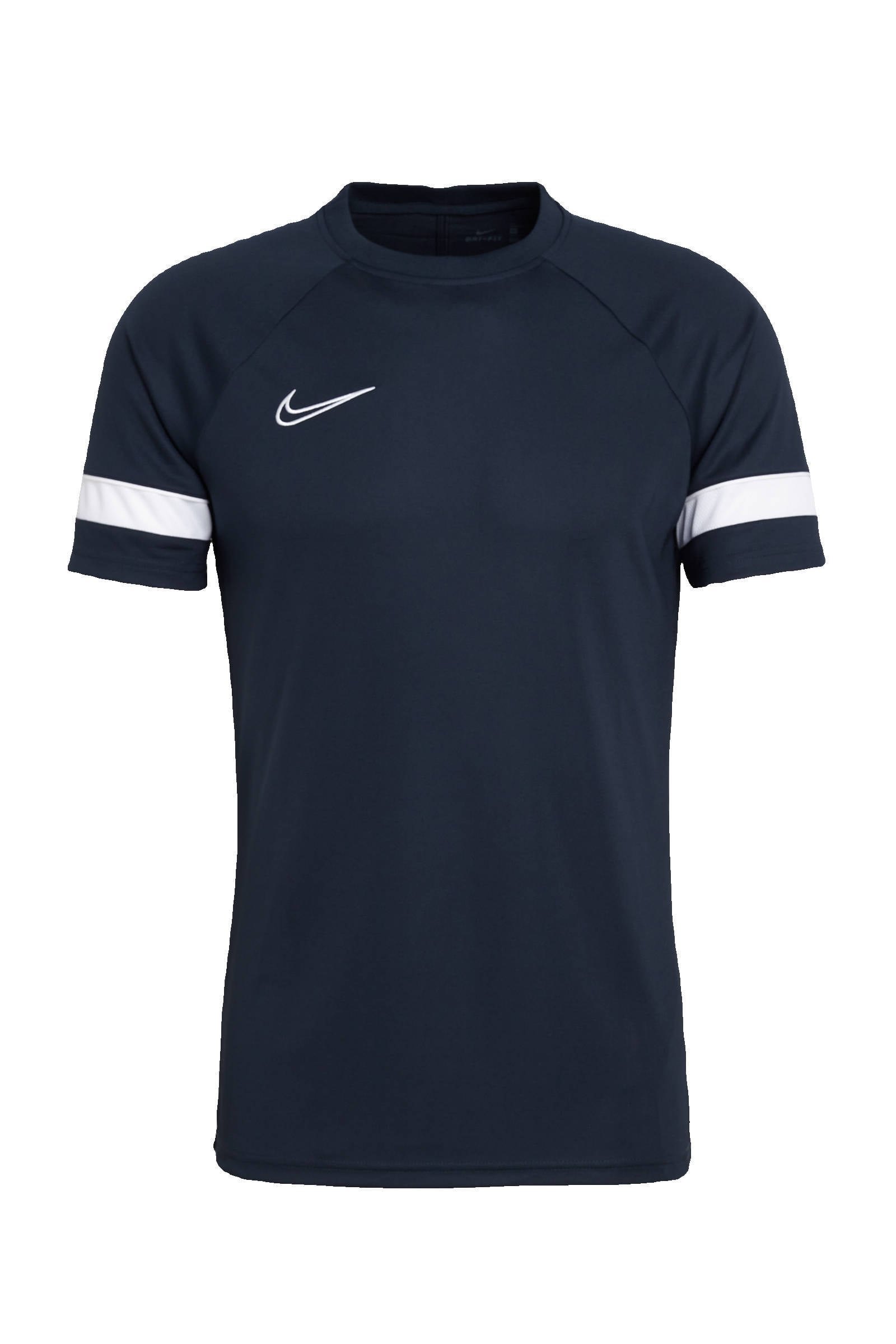 Nike voetbalshirt donkerblauw/wit | wehkamp