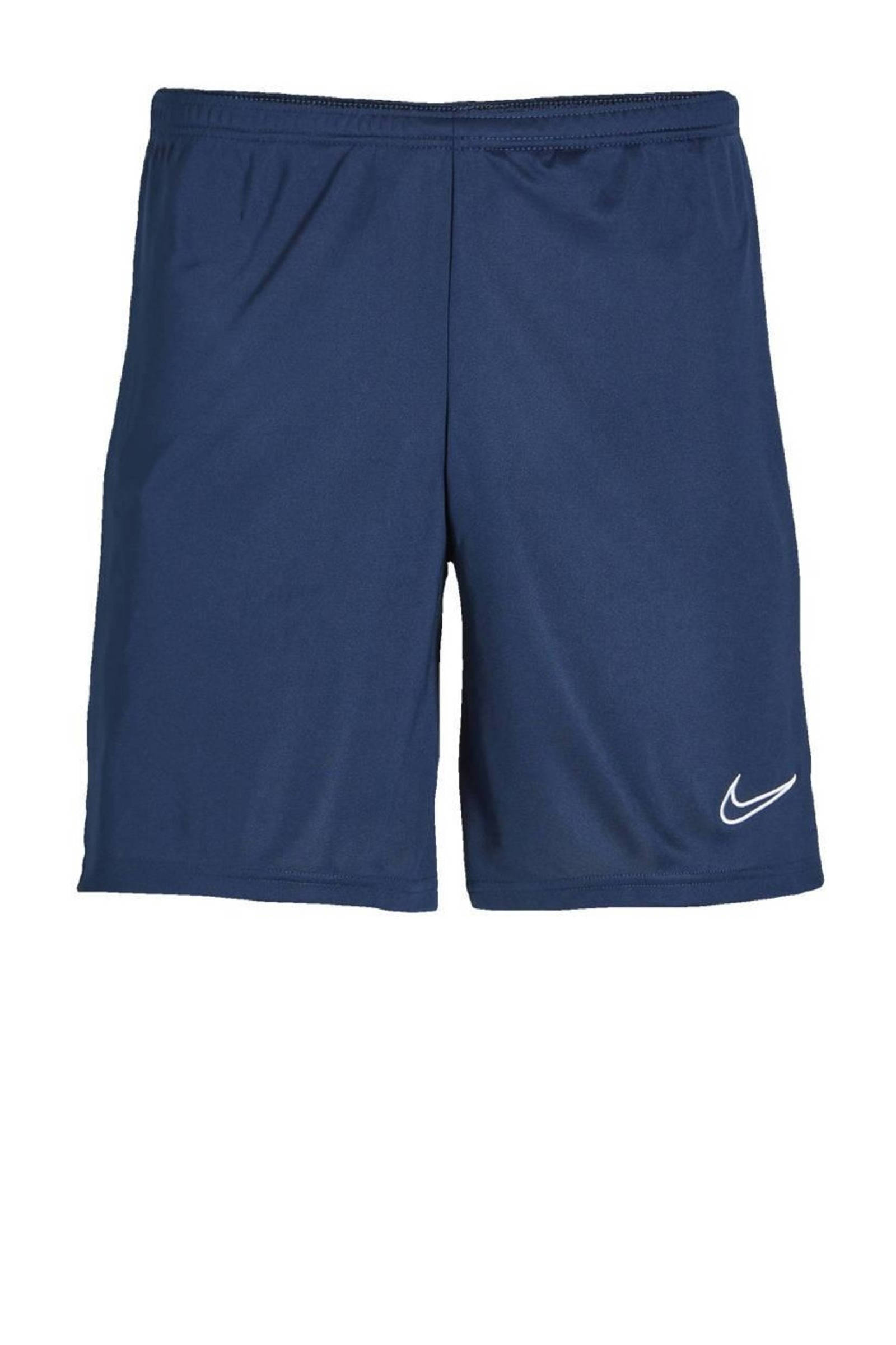 Nike sportshort donkerblauw/wit | wehkamp