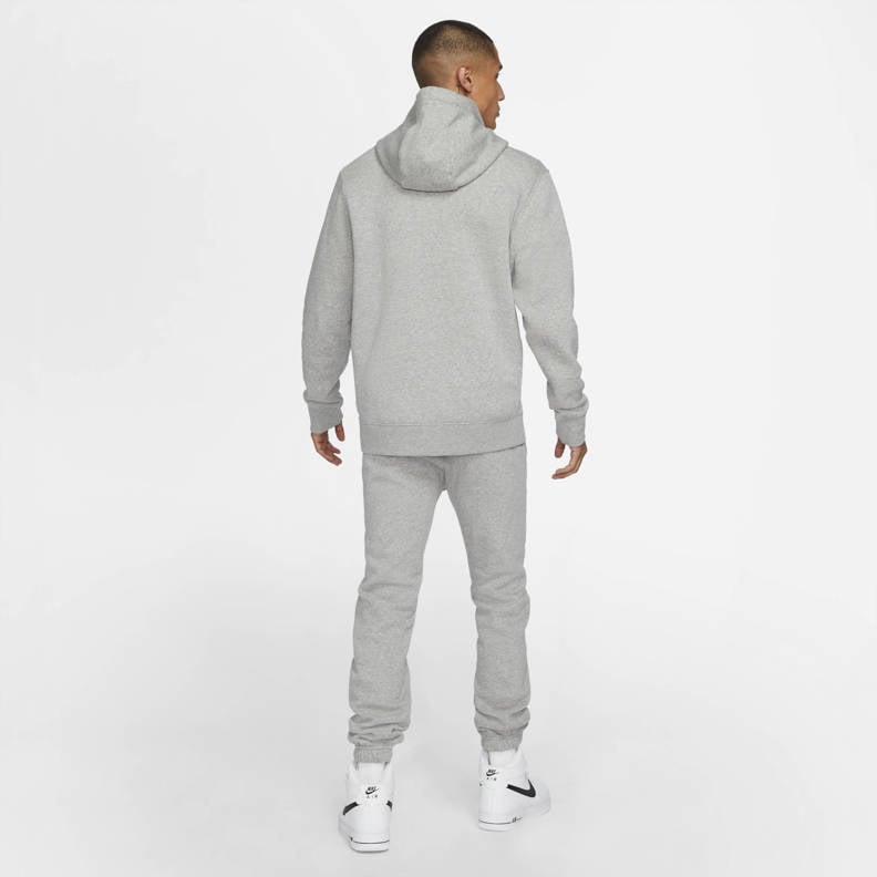 Nike joggingpak grijs melange wehkamp