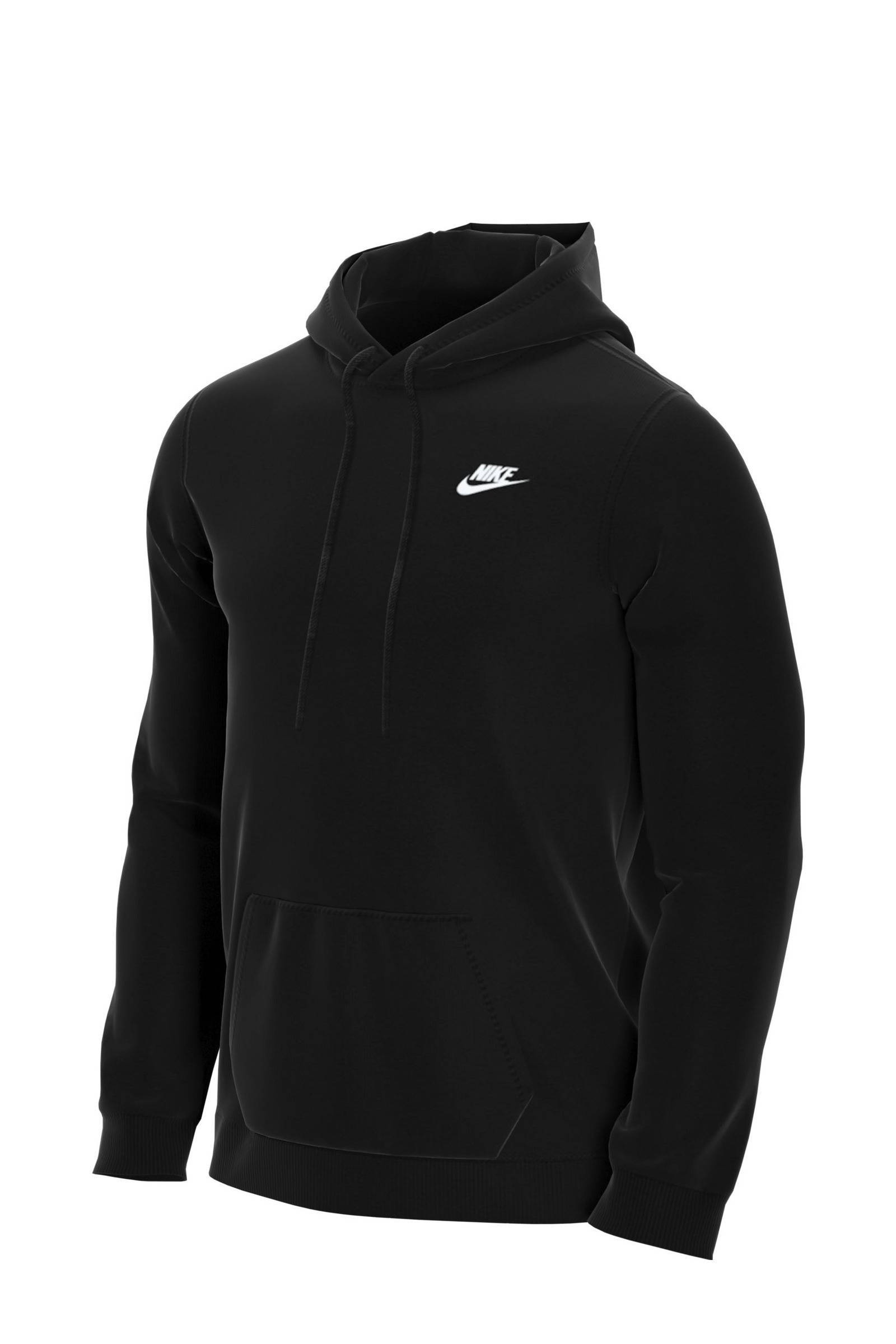 Nike hoodie zwart/wit | wehkamp