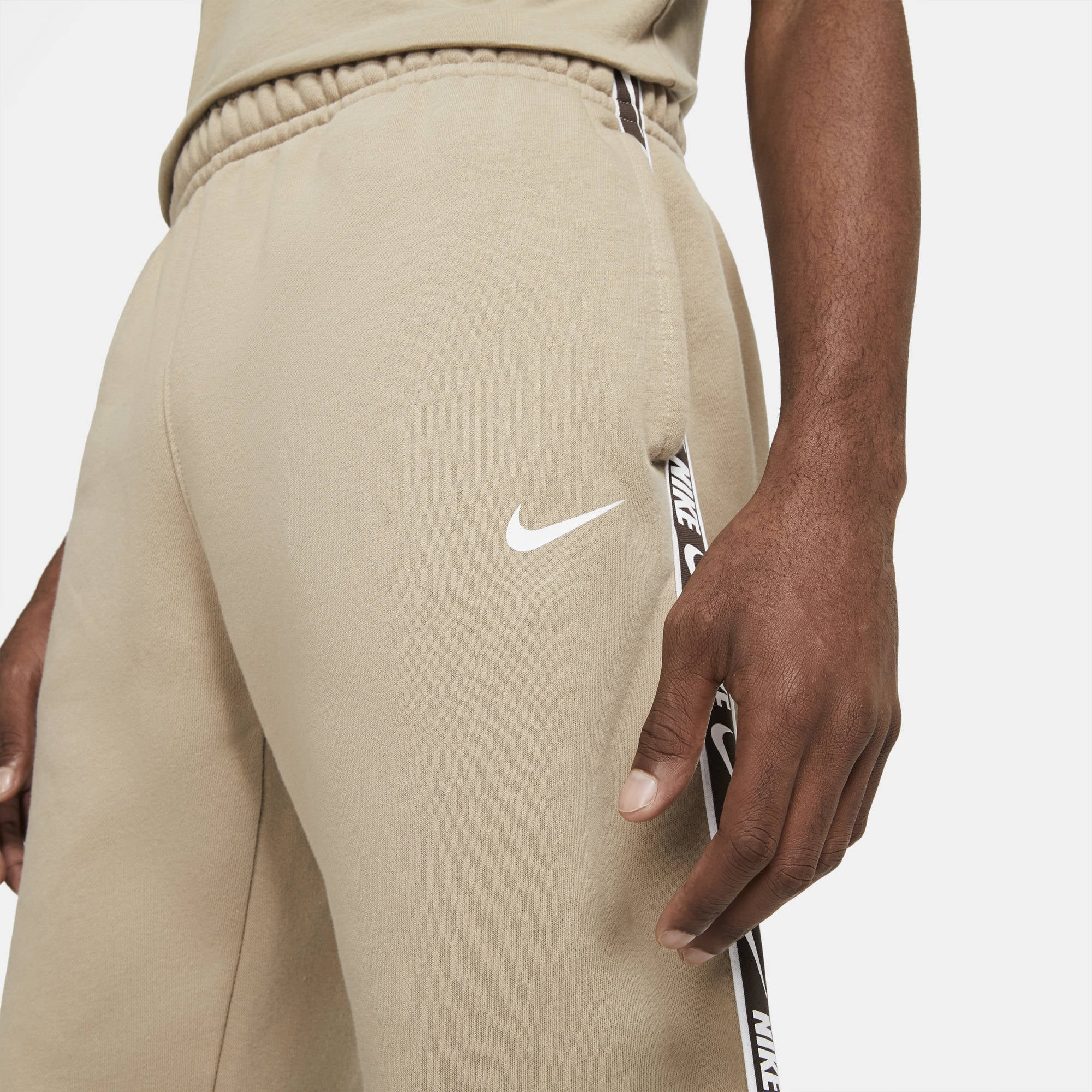 Nike Tech Fleece Broek Kids Beige Zwart - Spelersvrouw.nl