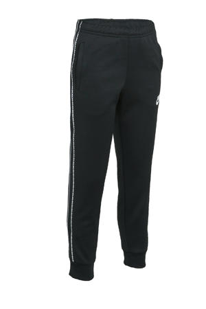 regular fit joggingbroek met logo zwart/wit