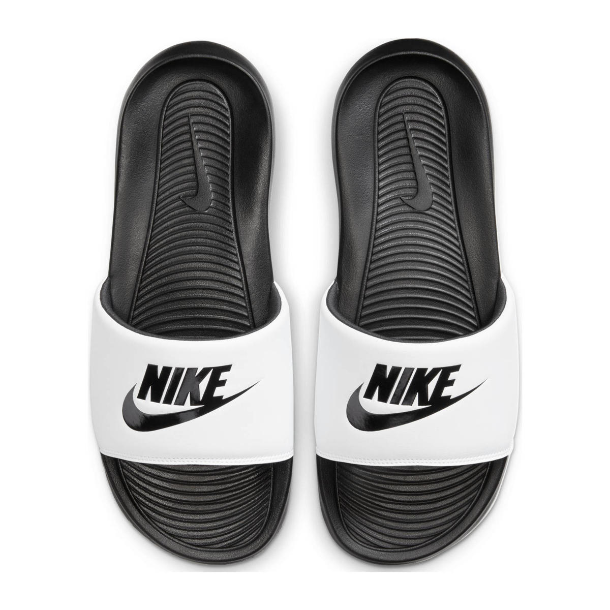 Nike Victori One slippers zwart/wit | wehkamp