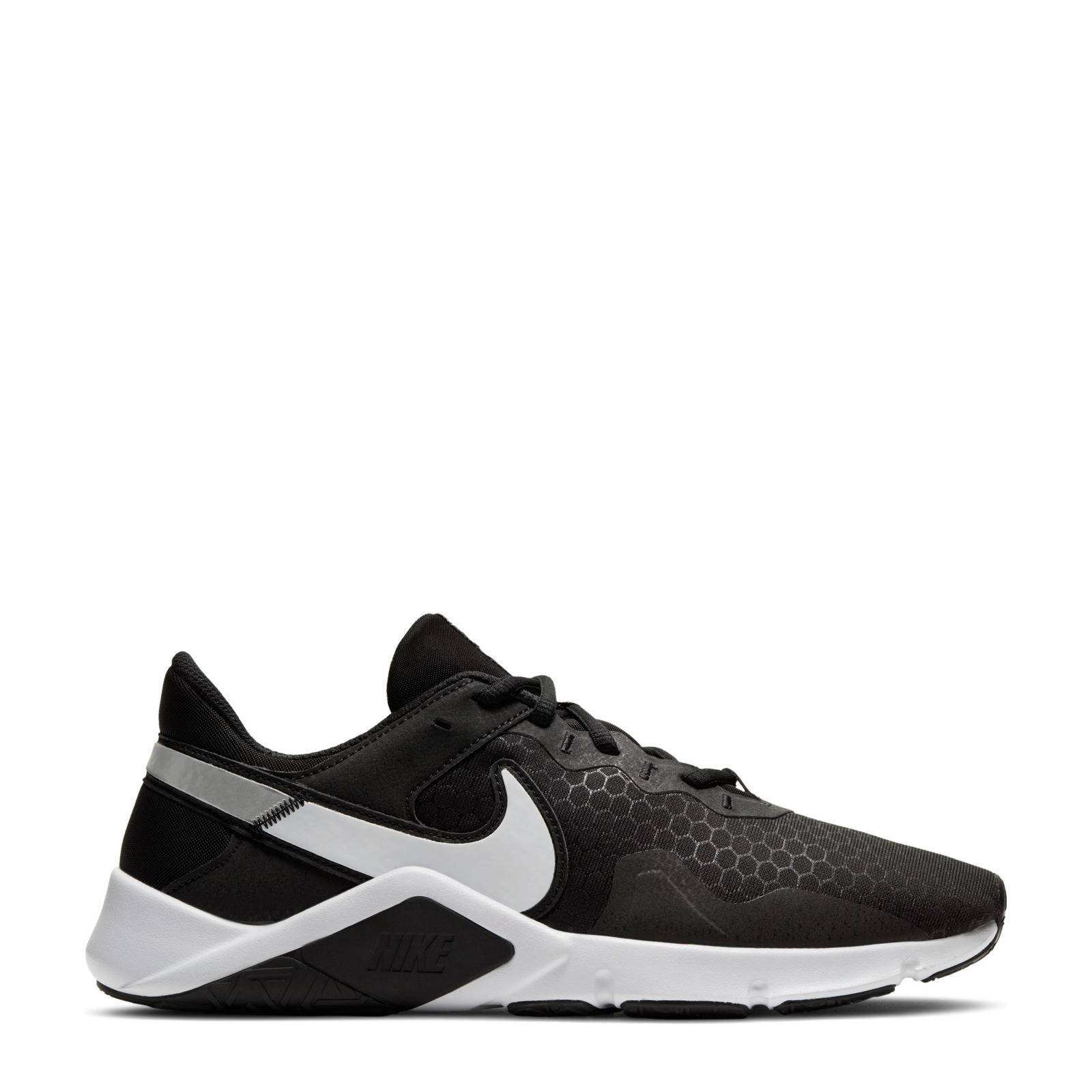 Nike schoenen zwart online rood