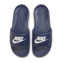 Nike Victori One Slide  slippers donkerblauw/wit