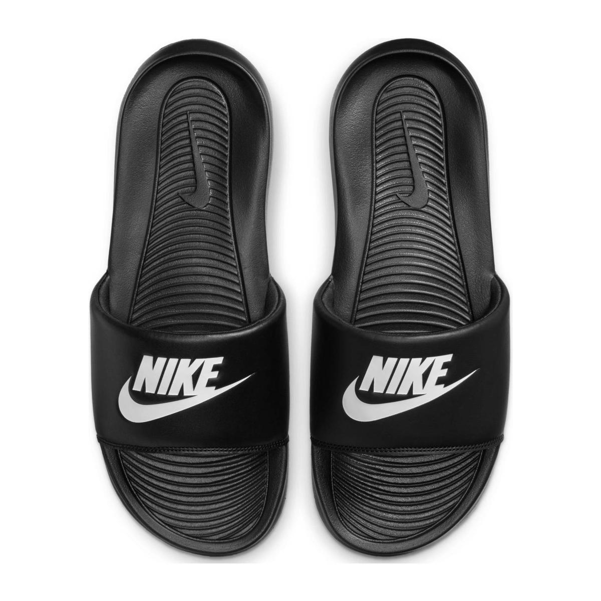 Luchten Tutor Donker worden Nike Victori One Slide slippers zwart/wit | wehkamp