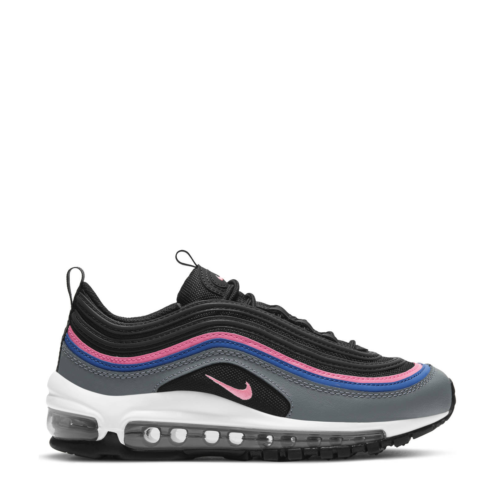 Nike Air Max 97 (GS) sneakers zwart/koraalrood-grijs-paars | wehkamp