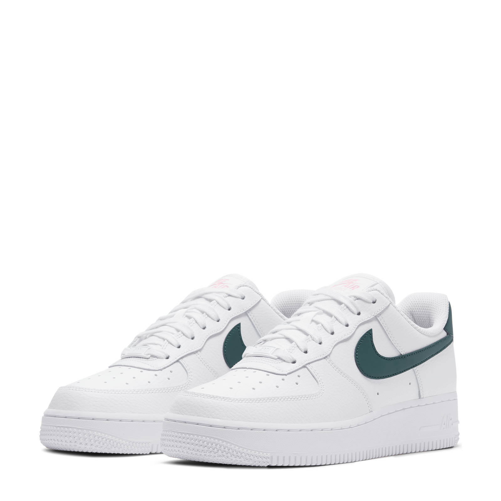 Nike Air Force 1 '07 sneakers wit/donkergroen | wehkamp