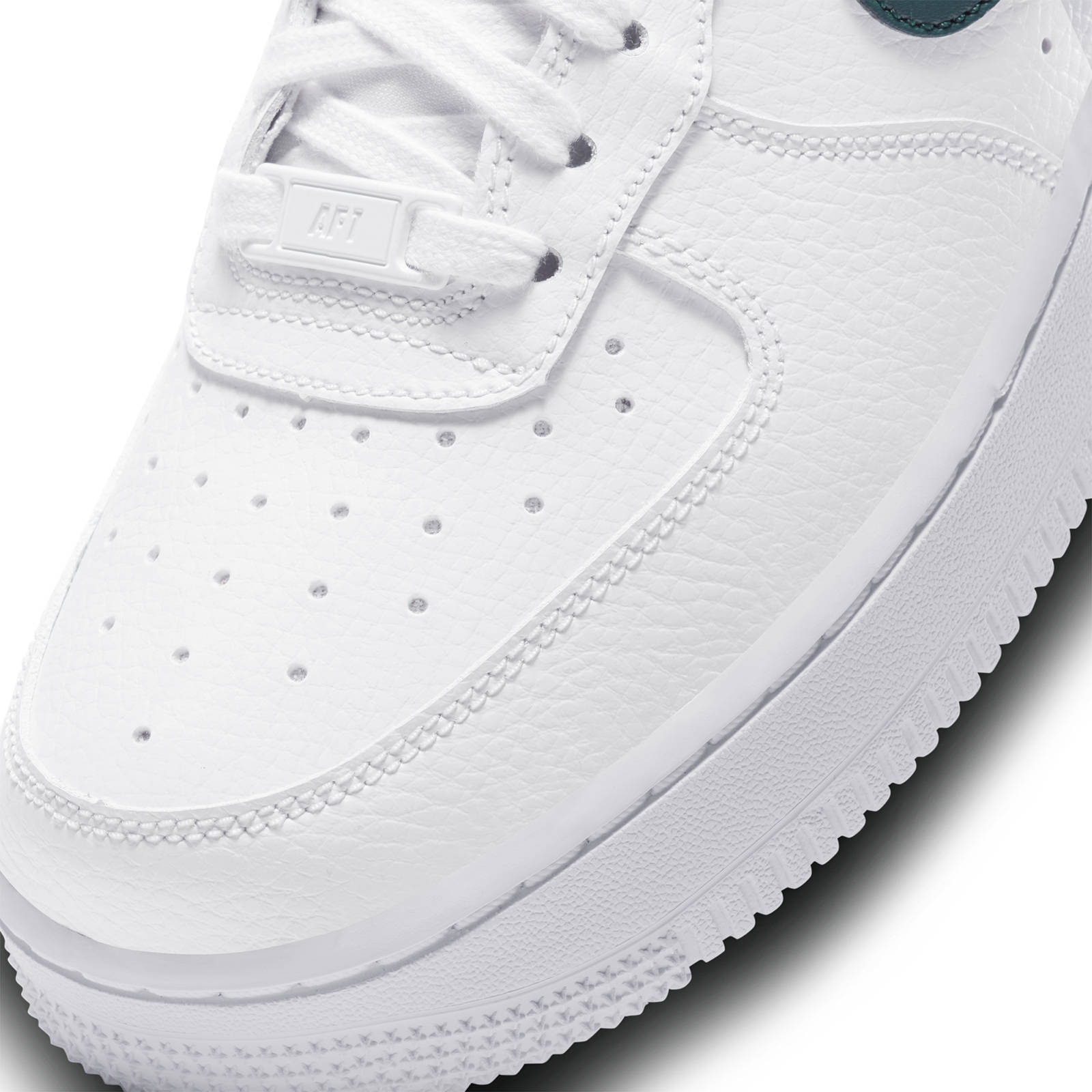 Nike Air Force 1 '07 sneakers wit/donkergroen | wehkamp