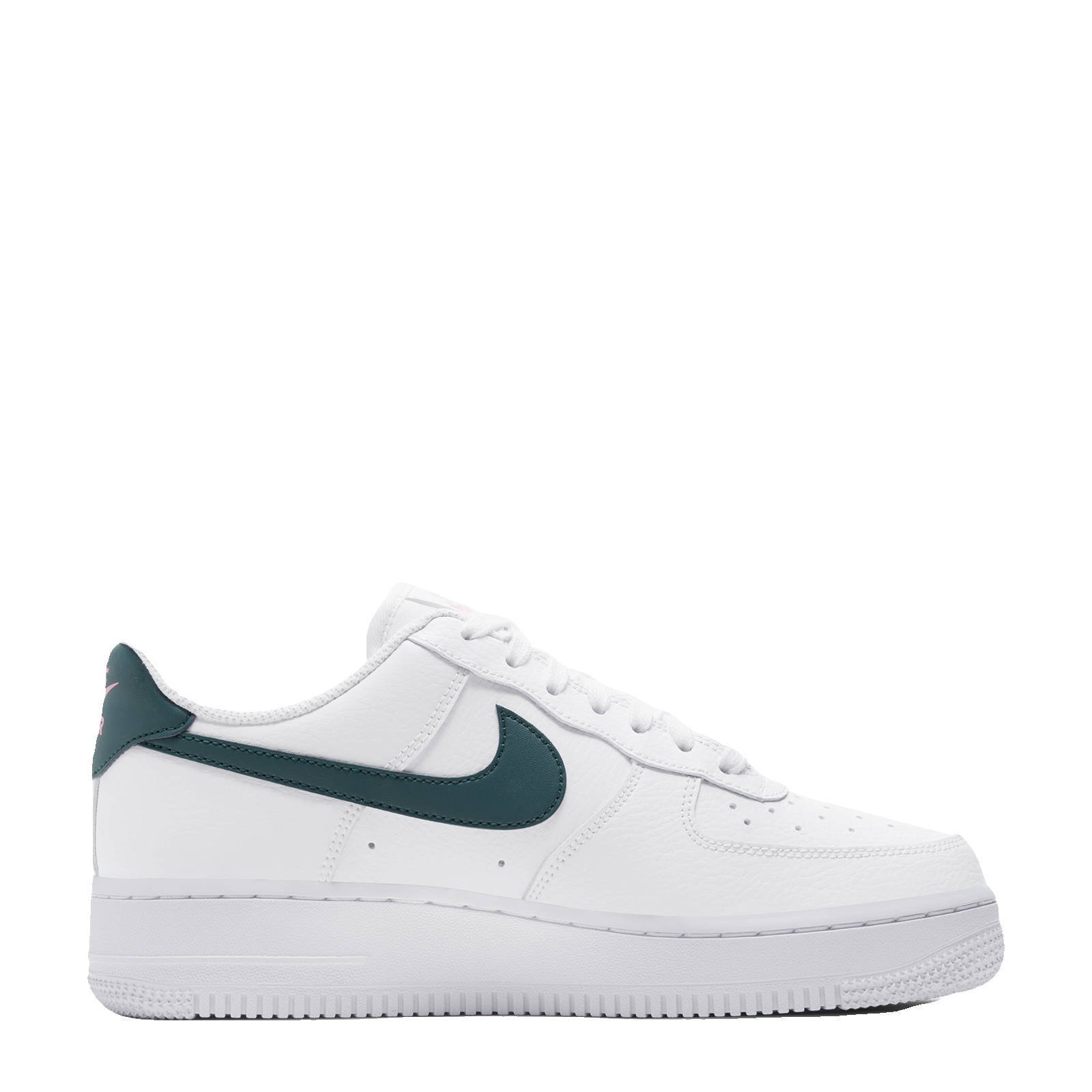 nike air force wit met groen