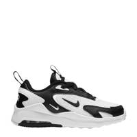 Wit en zwarte jongens Nike Air Max Bolt (PSE) sneakers van leer met veters