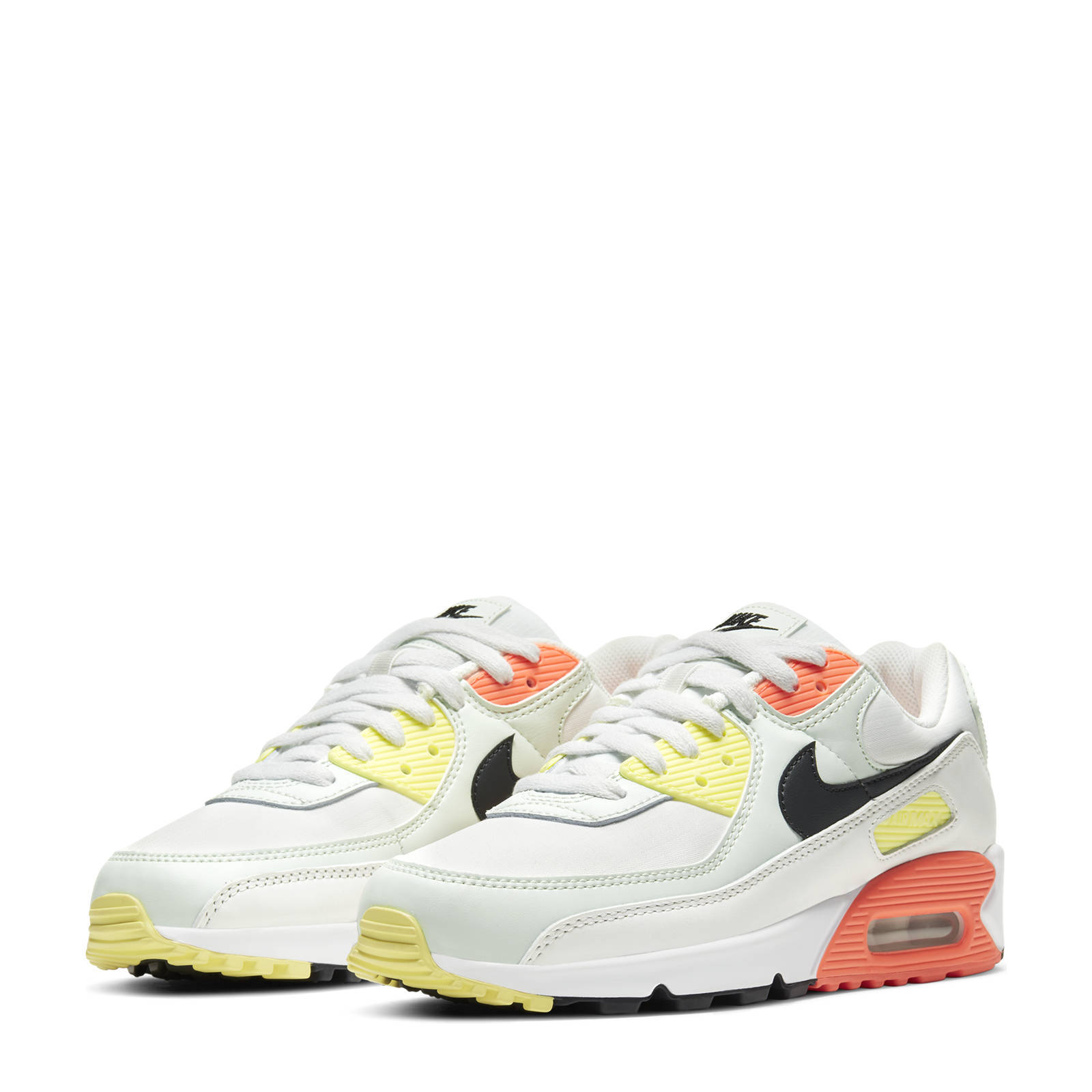 Nike Air Max 90 sneakers wit/donkergrijs-mintgroen | wehkamp