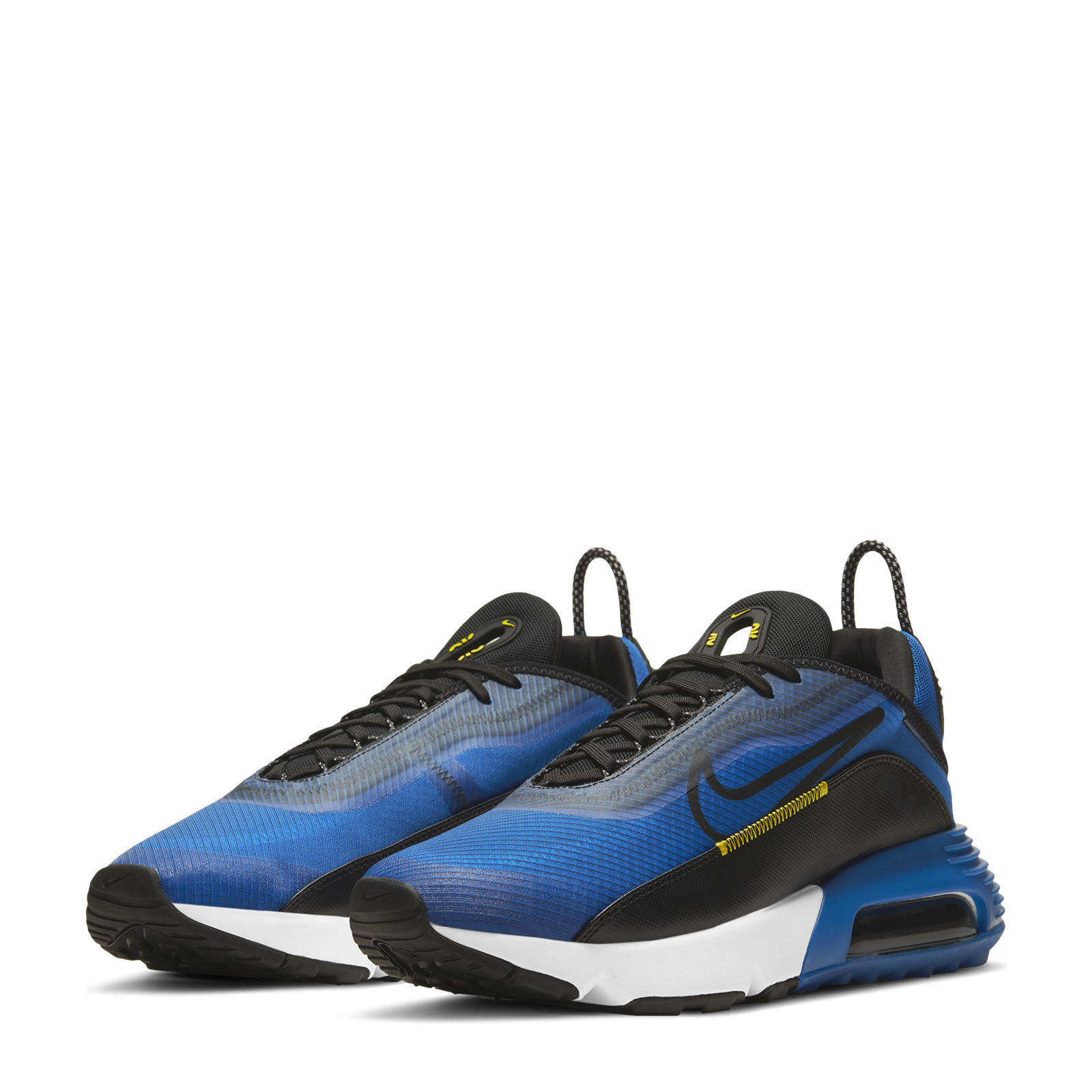 Nike Air Max 2090 sneakers kobaltblauw/zwart-wit-geel | wehkamp
