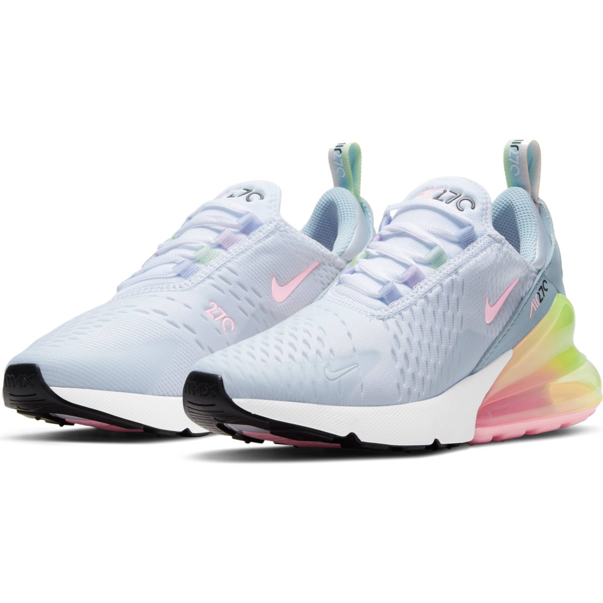 Nike Air Max 270 Se Gs Sneakers Lichtblauw Wit Roze Geel Wehkamp
