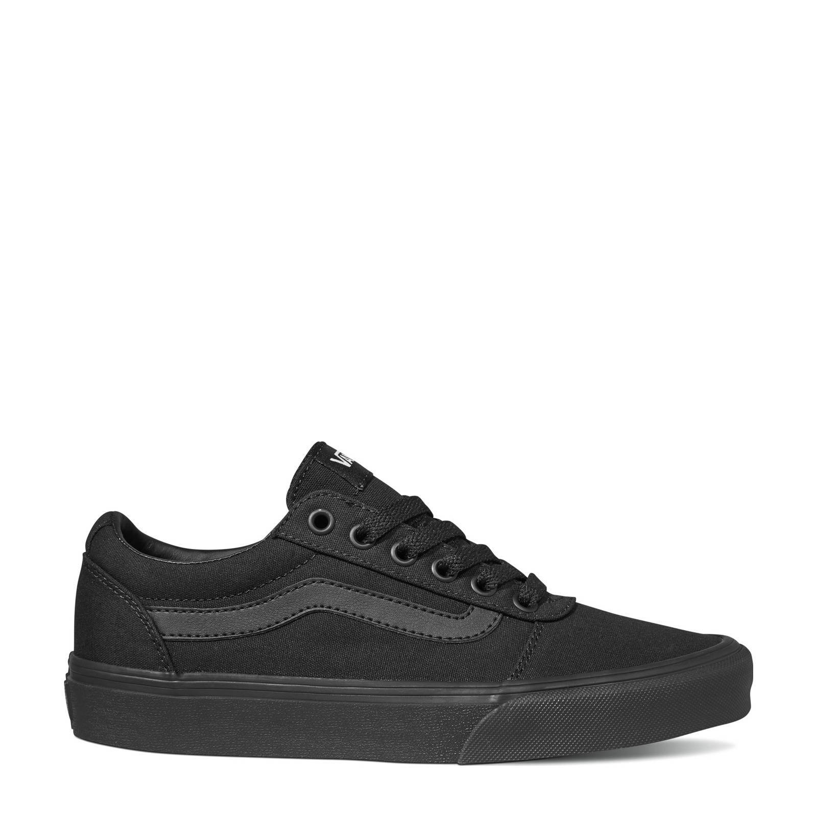 vans ward low sneakers zwart