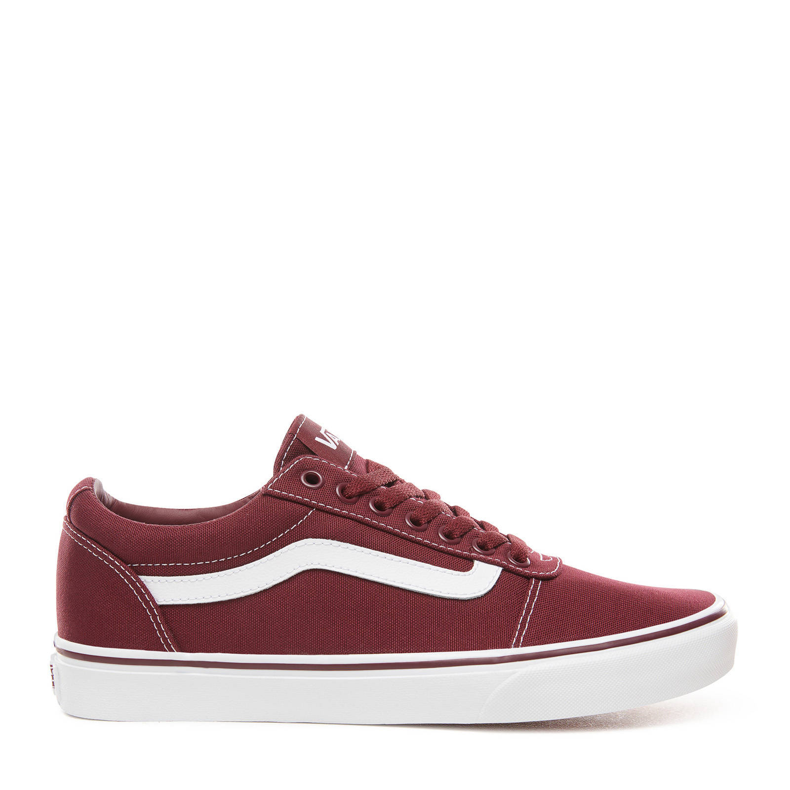 VANS Ward sneakers donkerrood/wit | wehkamp