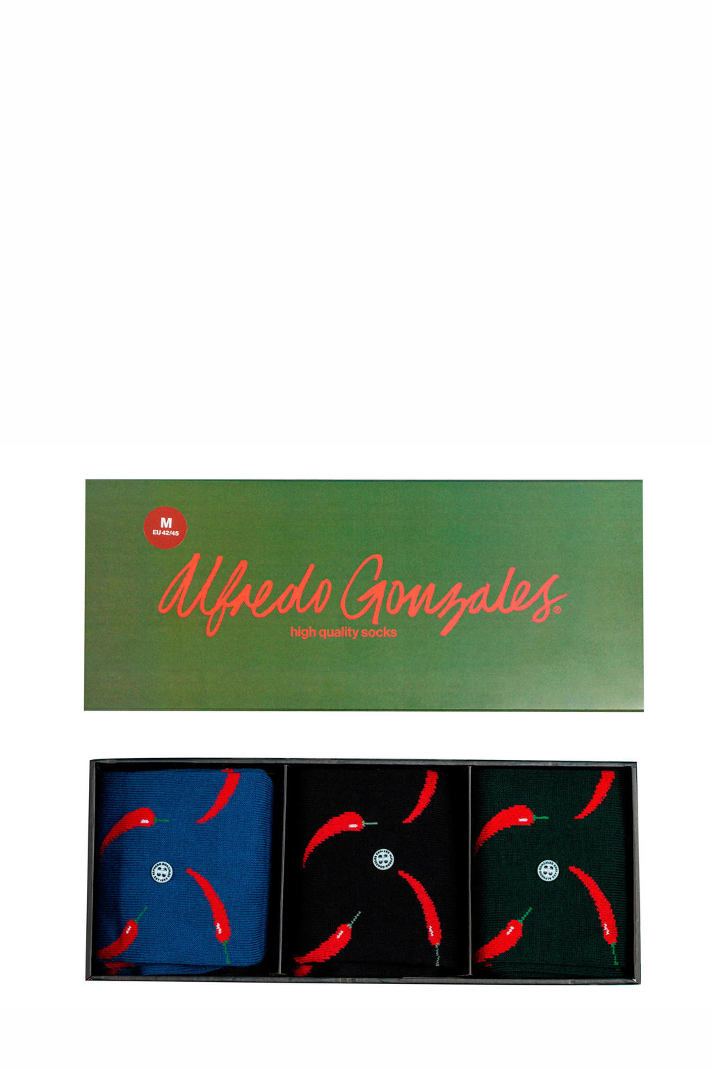 Alfredo Gonzales giftbox sokken Red Peppers set van 3 wehkamp