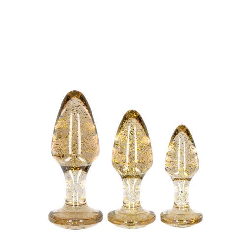 Ouch! Glitter Set buttplug - Goud afbeelding