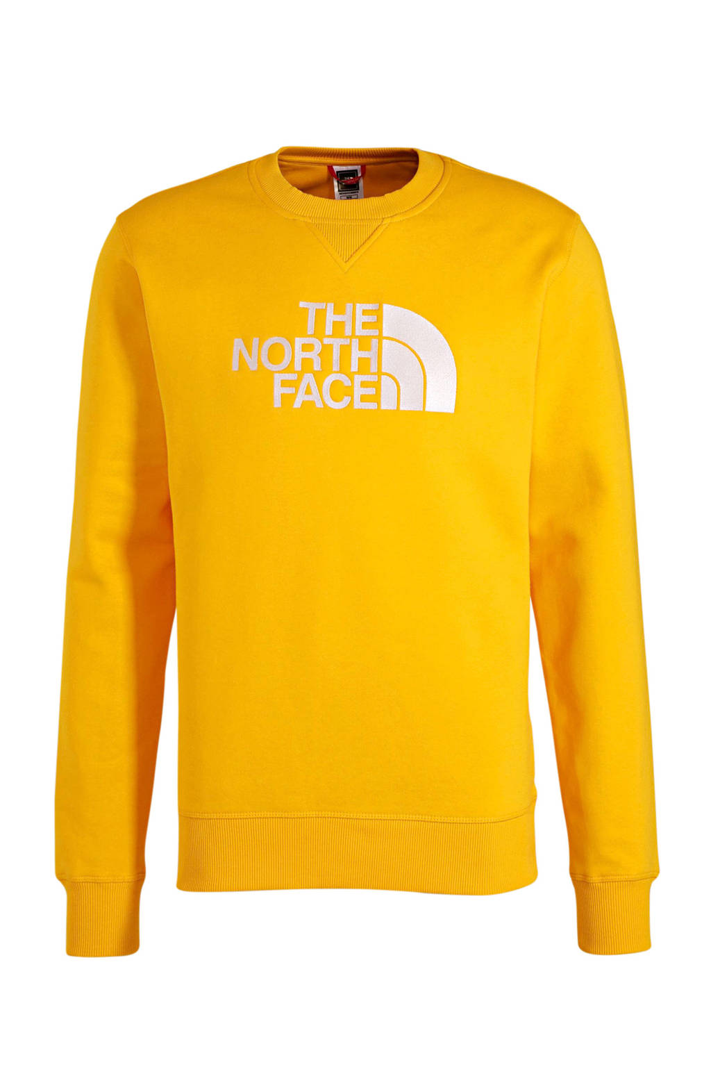The North Face sweater Drew Peak met logo geel, Geel