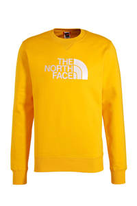 The North Face sweater Drew Peak met logo geel, Geel