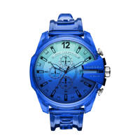 Diesel horloge DZ4531 Mega Chief blauw