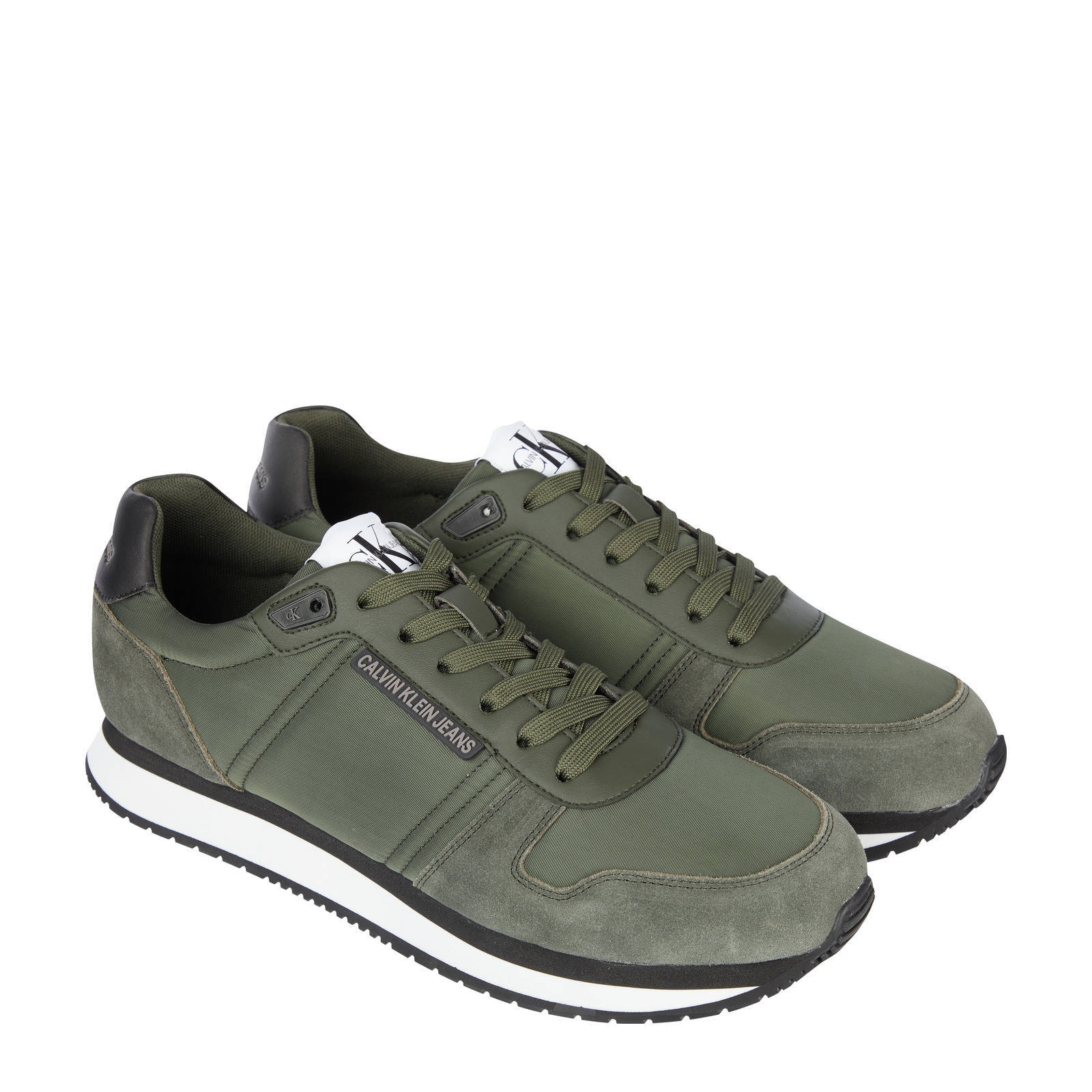 Calvin Klein sneakers kaki | wehkamp
