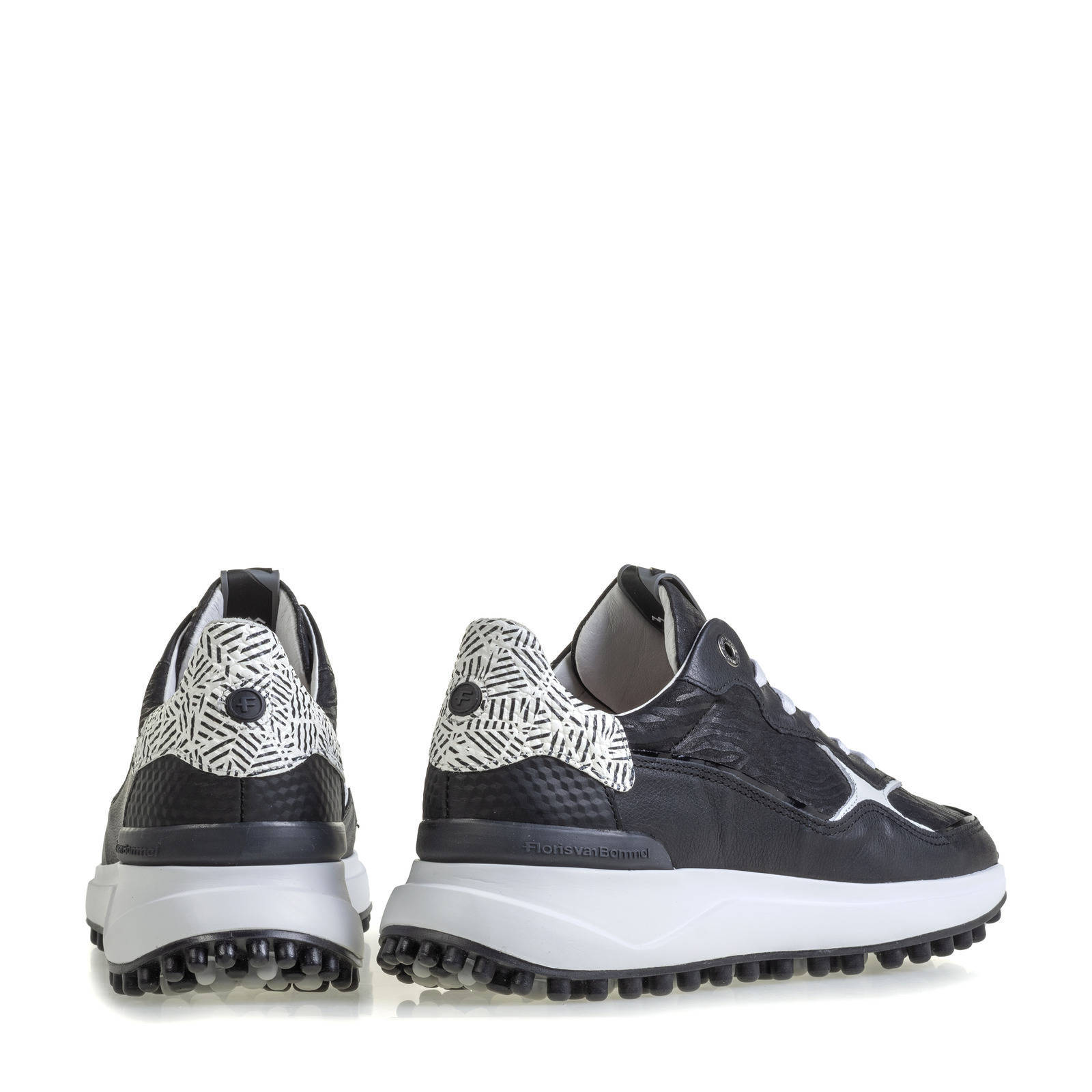 Floris van Bommel NOPPI leren sneakers zwart wehkamp Floris van Bommel NOPPI leren sneakers zwart wehkamp