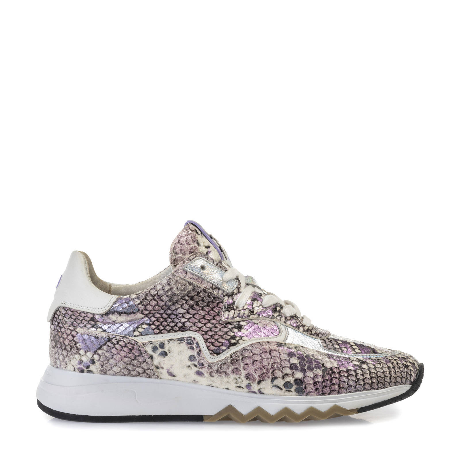Floris Van Bommel Dames Sneakers Lila led combi sneaker | Van den Assem