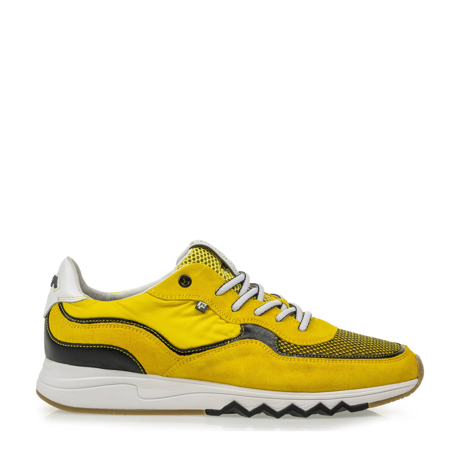 Floris van Bommel Nineti suède sneakers geel online kopen