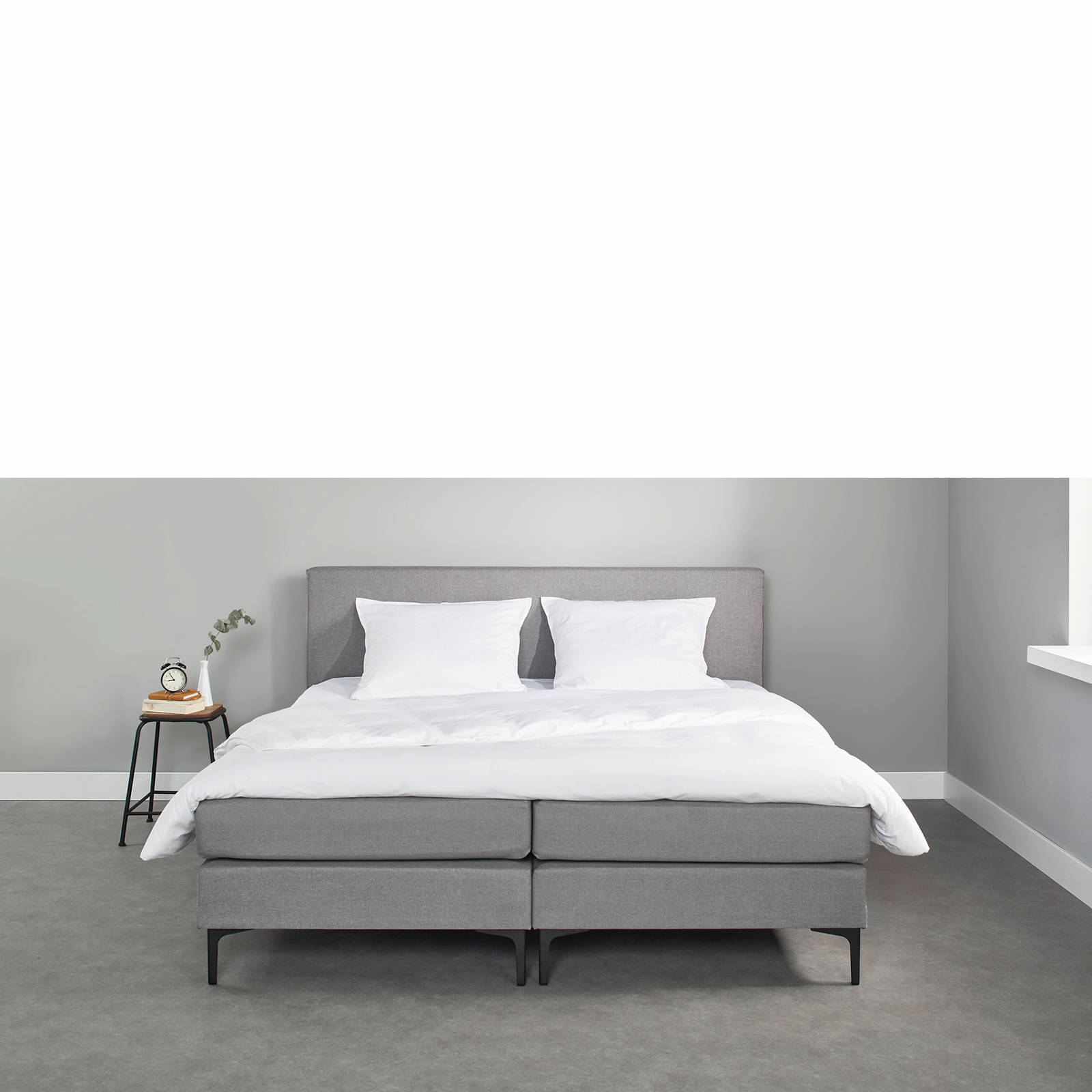 complete boxspring Oxford met gestoffeerd matras 180x200 cm