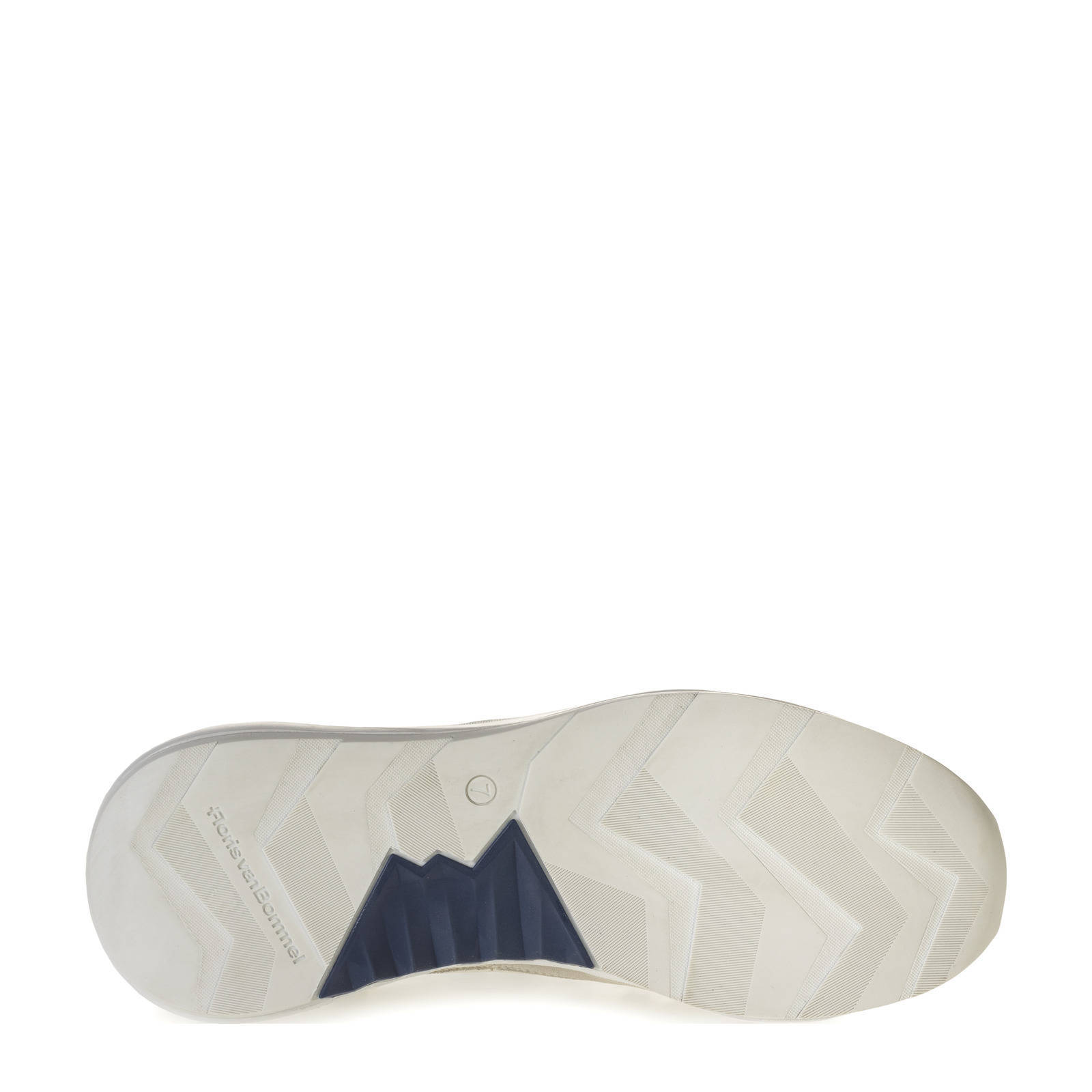 Floris van Bommel Bulki leren sneakers wit/beige | wehkamp