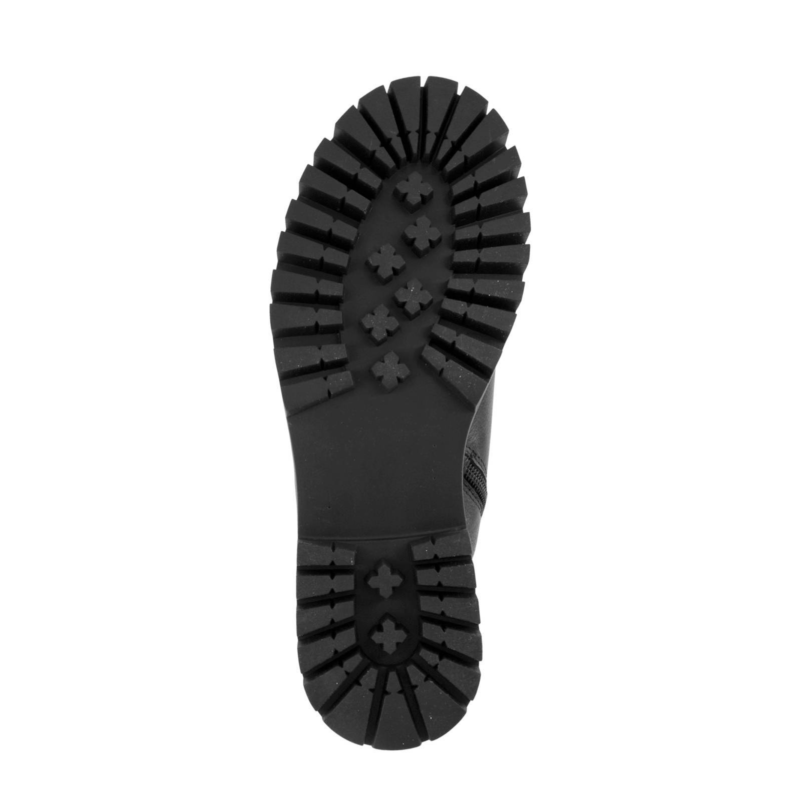 Oxmox leren veterboots zwart | wehkamp
