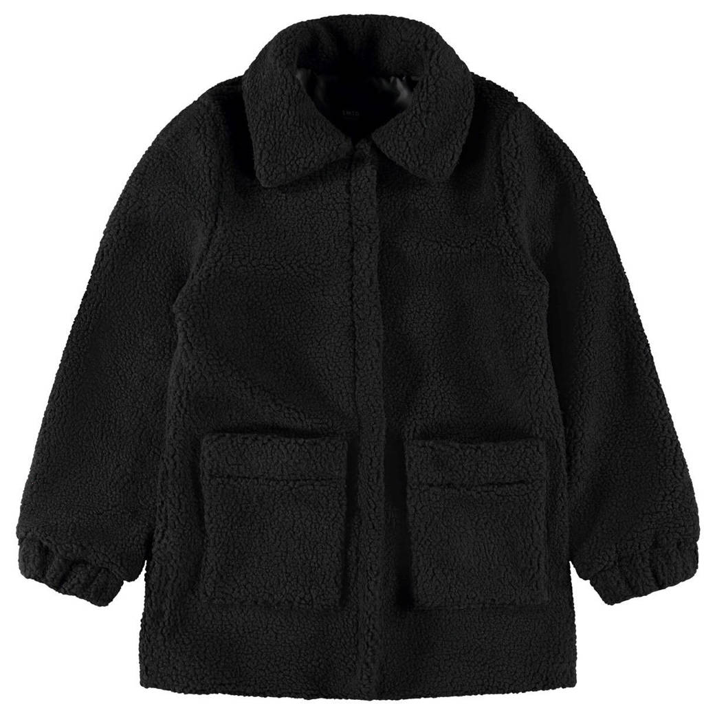 LMTD teddy winterjas Miley zwart, Zwart