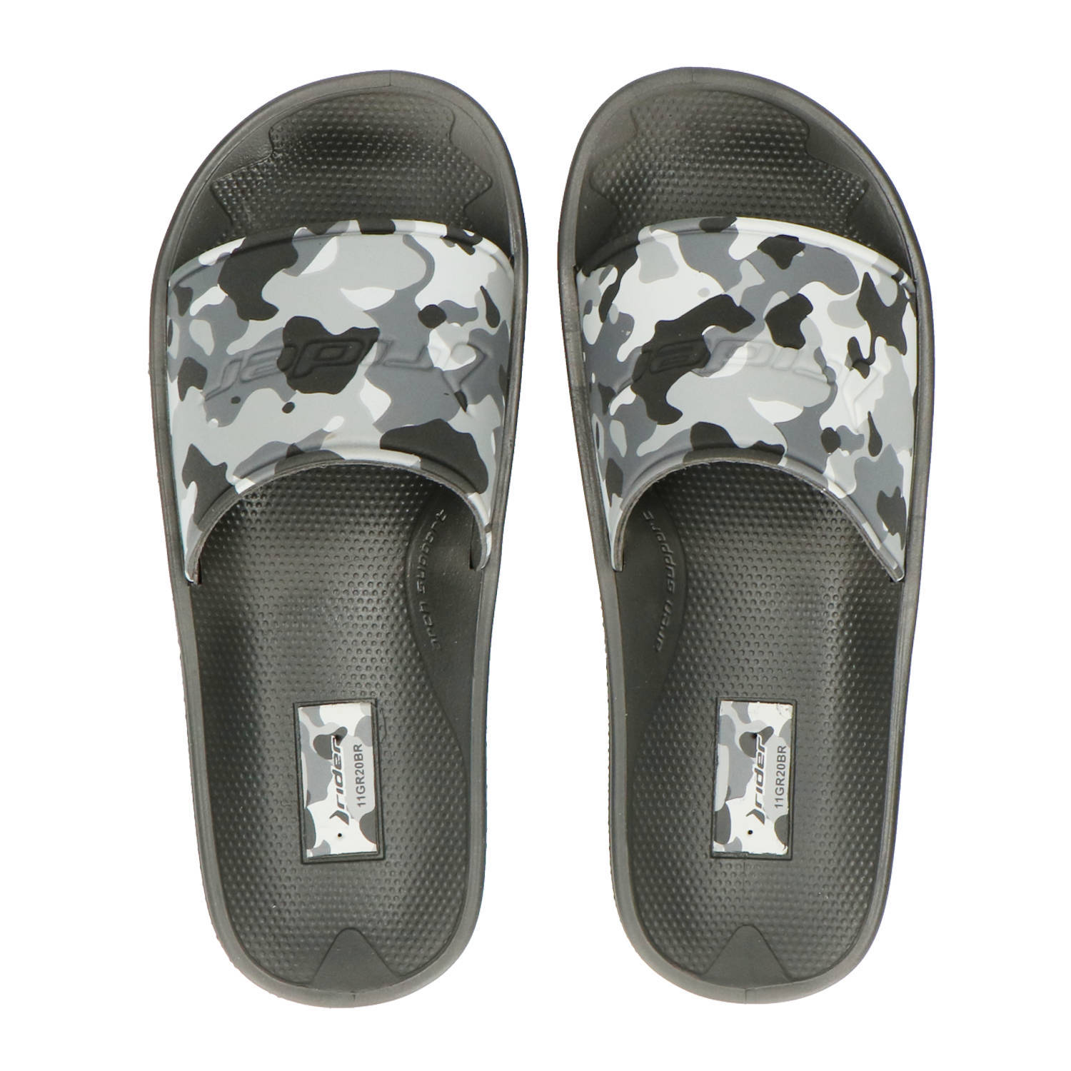 Rider Montreal Kids Jongens Slippers Black grey